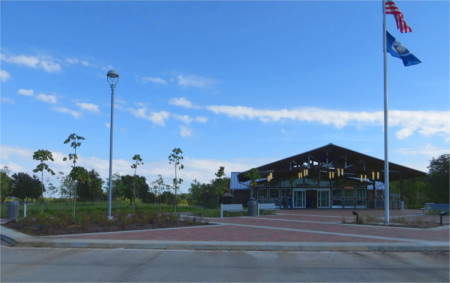 Grand Prairie Rest Area - Courtyard